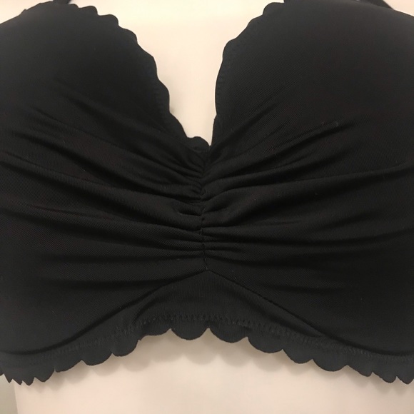 Victoria's Secret Black Scalloped Bikini Top - Picture 4 of 7